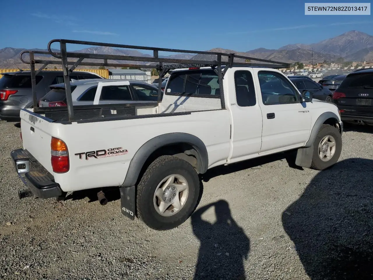 5TEWN72N82Z013417 2002 Toyota Tacoma Xtracab