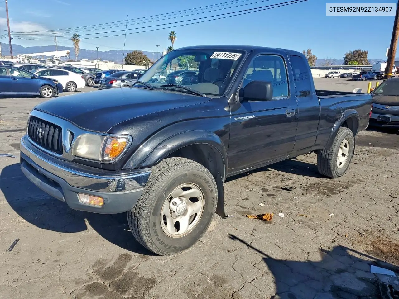 5TESM92N92Z134907 2002 Toyota Tacoma Xtracab Prerunner