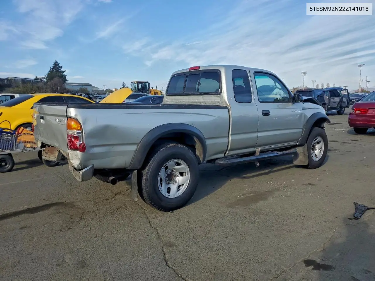 5TESM92N22Z141018 2002 Toyota Tacoma Xtracab Prerunner
