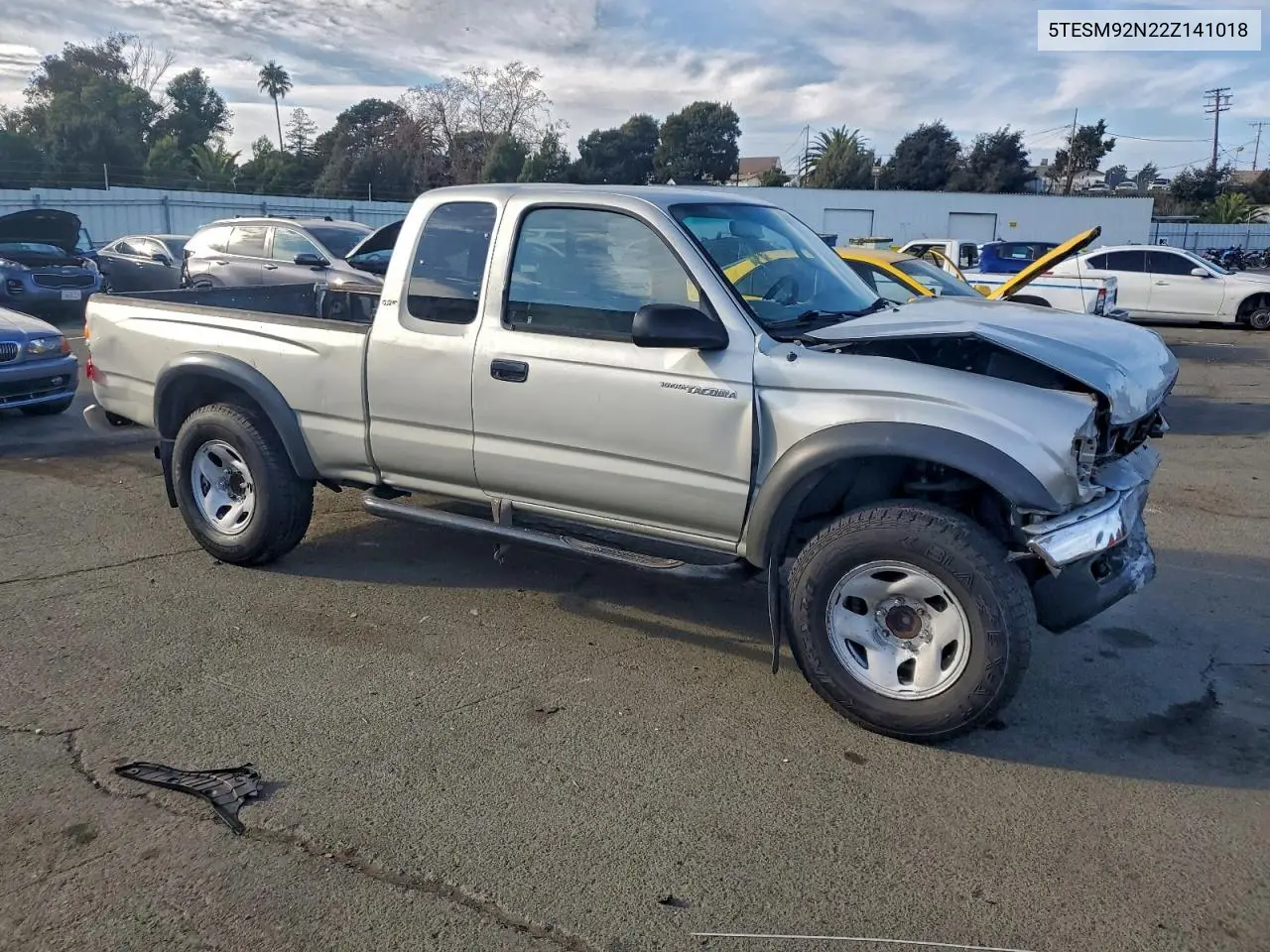 5TESM92N22Z141018 2002 Toyota Tacoma Xtracab Prerunner