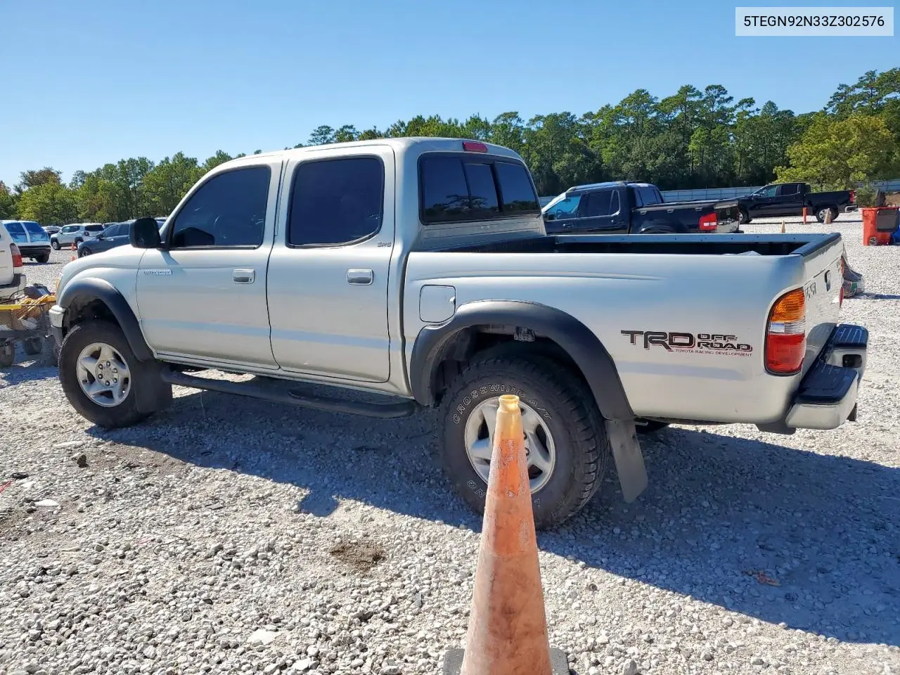 5TEGN92N33Z302576 2003 Toyota Tacoma Double Cab Prerunner