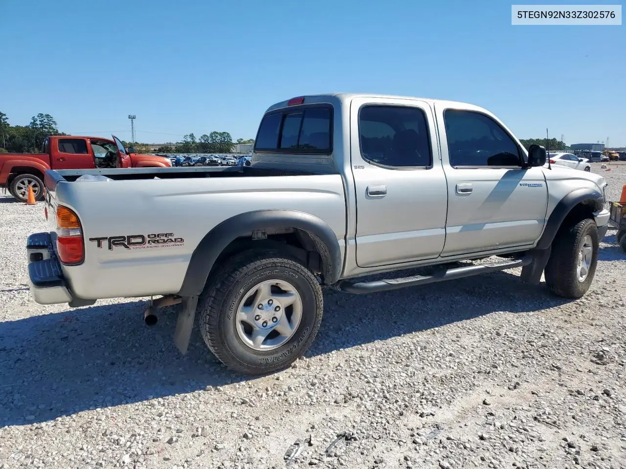 5TEGN92N33Z302576 2003 Toyota Tacoma Double Cab Prerunner