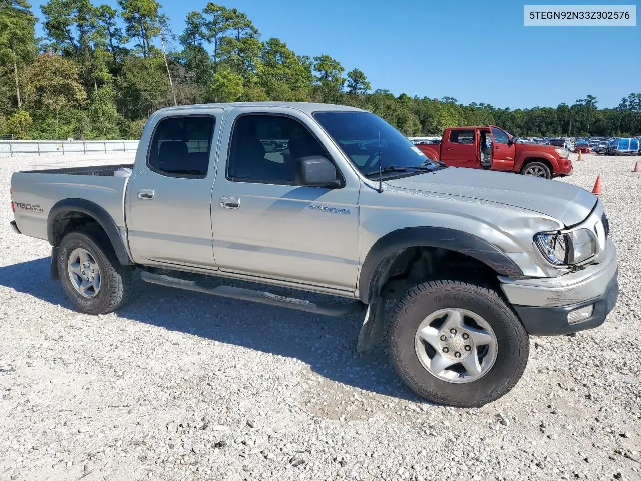 5TEGN92N33Z302576 2003 Toyota Tacoma Double Cab Prerunner