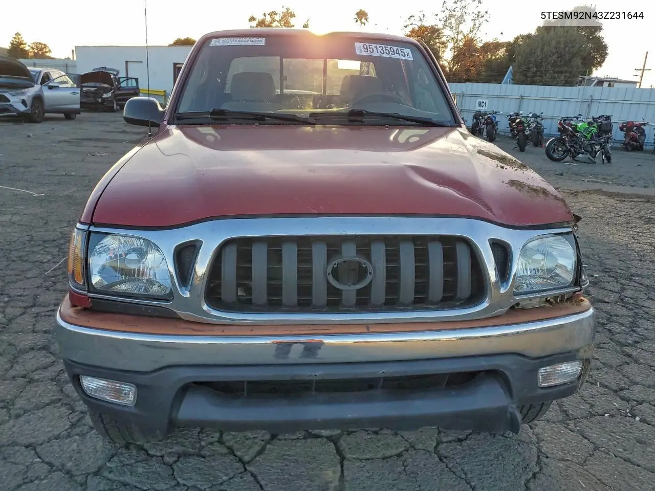 5TESM92N43Z231644 2003 Toyota Tacoma Xtracab Prerunner
