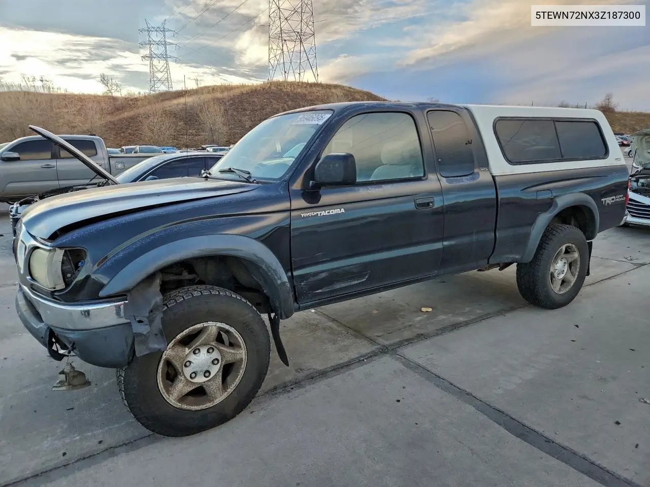 5TEWN72NX3Z187300 2003 Toyota Tacoma Xtracab