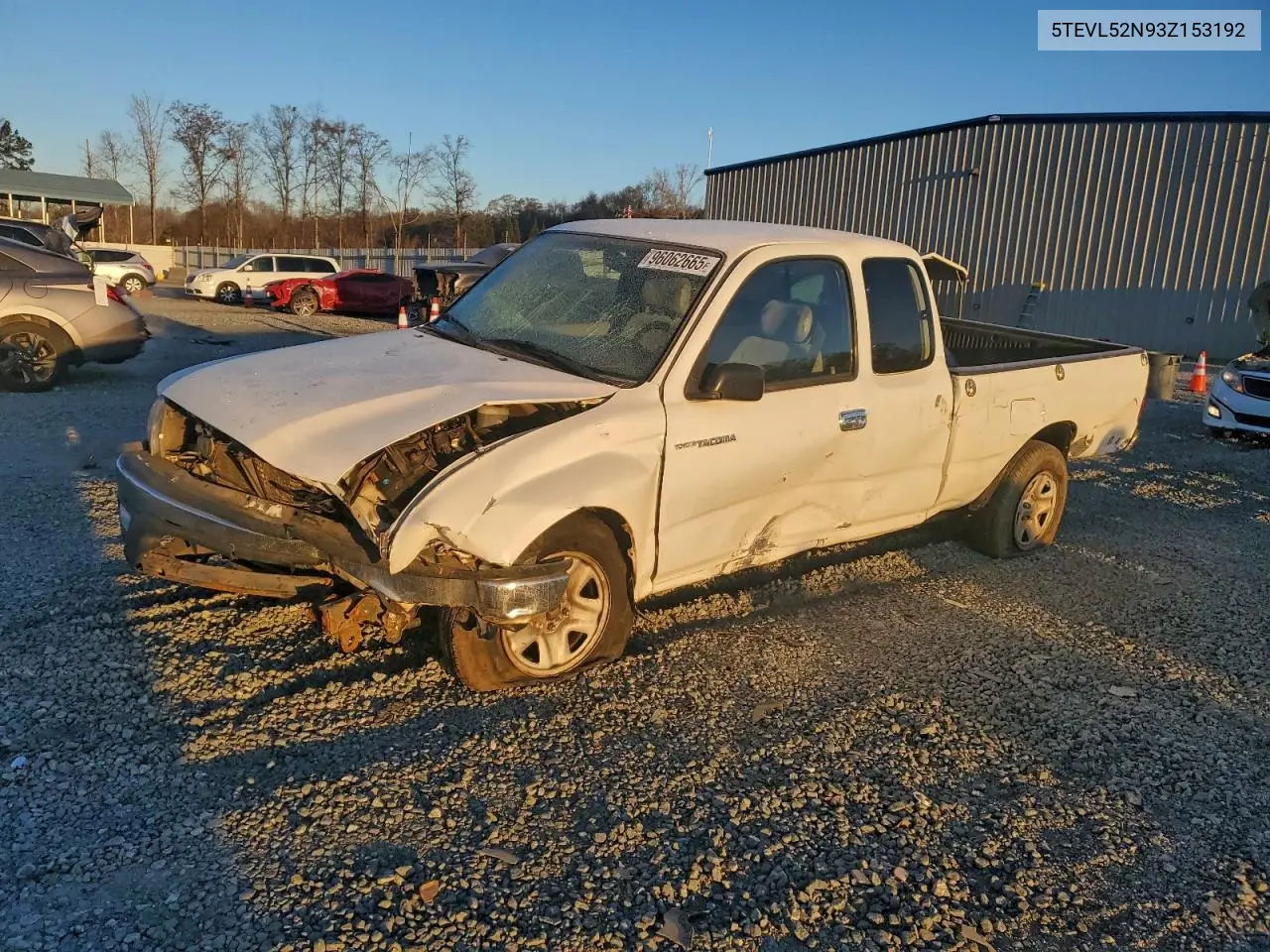 5TEVL52N93Z153192 2003 Toyota Tacoma Xtracab