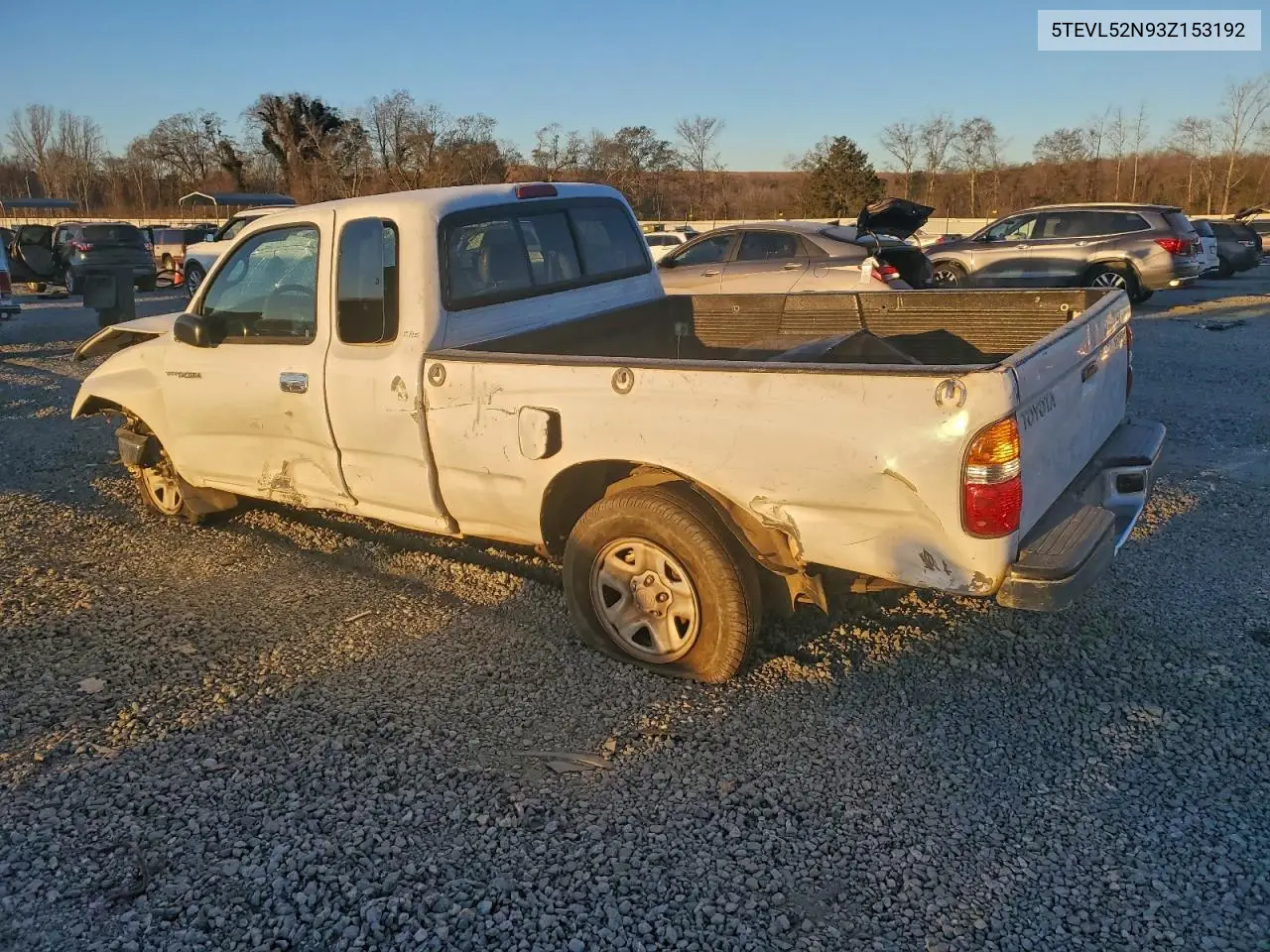 5TEVL52N93Z153192 2003 Toyota Tacoma Xtracab