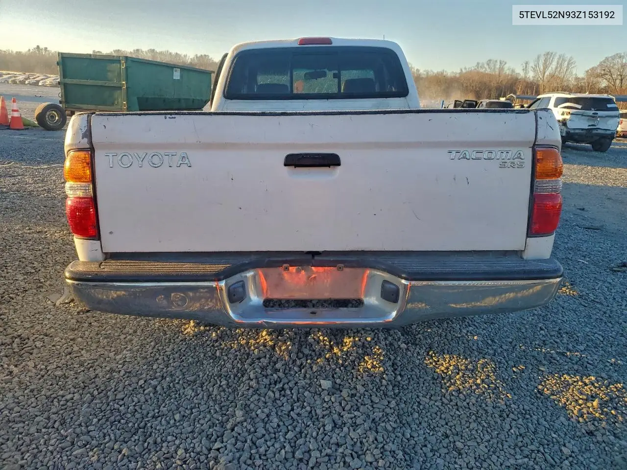 5TEVL52N93Z153192 2003 Toyota Tacoma Xtracab