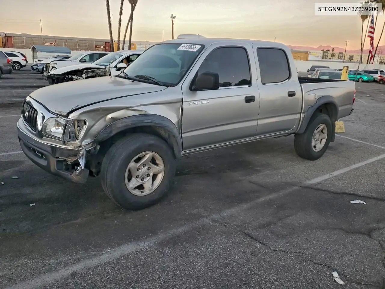 5TEGN92N43Z239200 2003 Toyota Tacoma Double Cab Prerunner