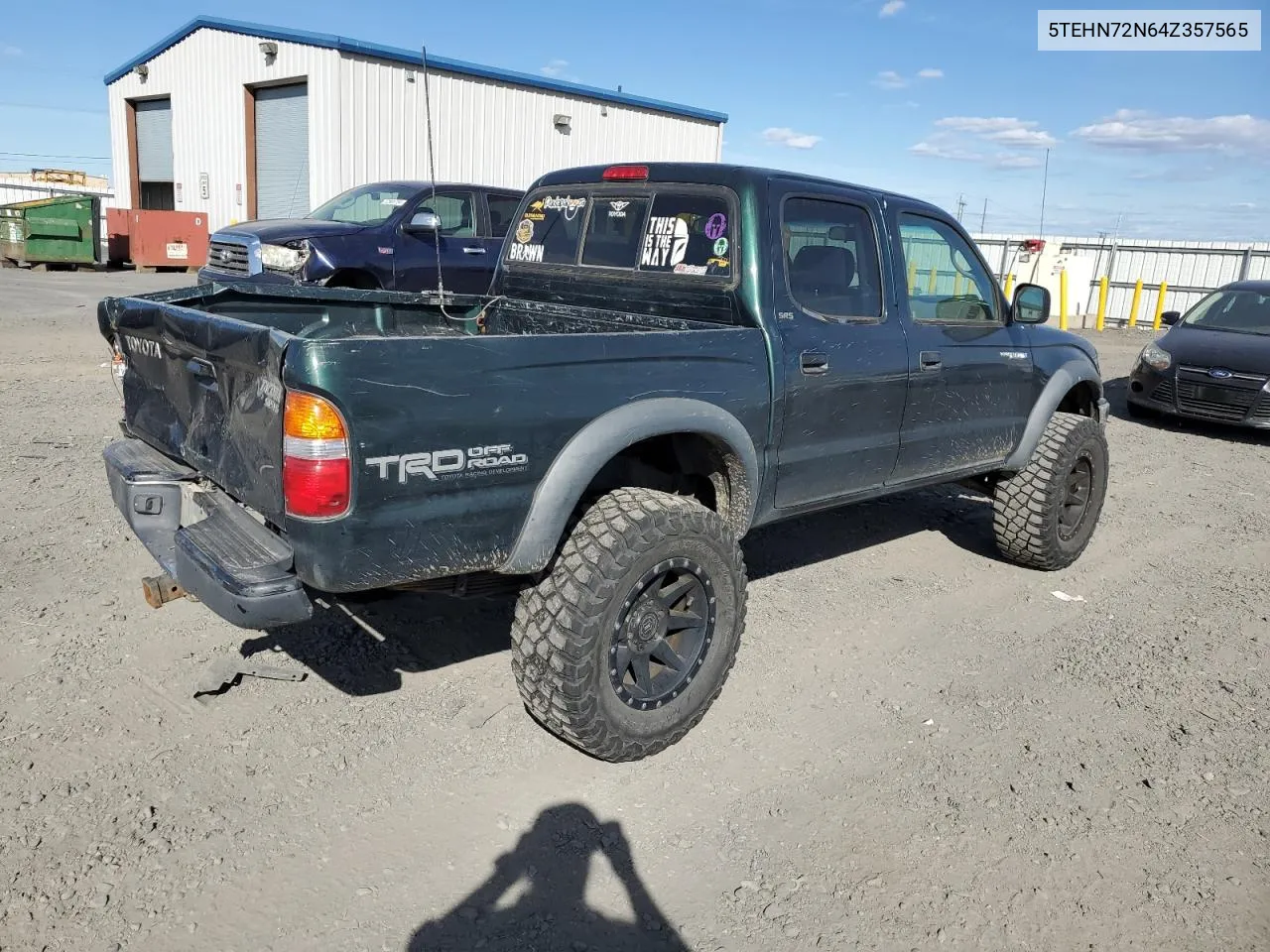 2004 Toyota Tacoma Double Cab VIN: 5TEHN72N64Z357565 Lot: 69706754