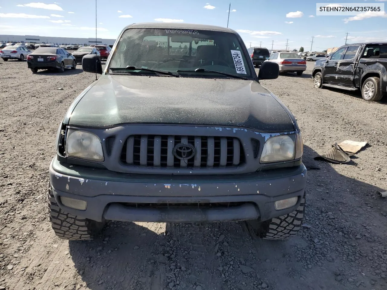 2004 Toyota Tacoma Double Cab VIN: 5TEHN72N64Z357565 Lot: 69706754