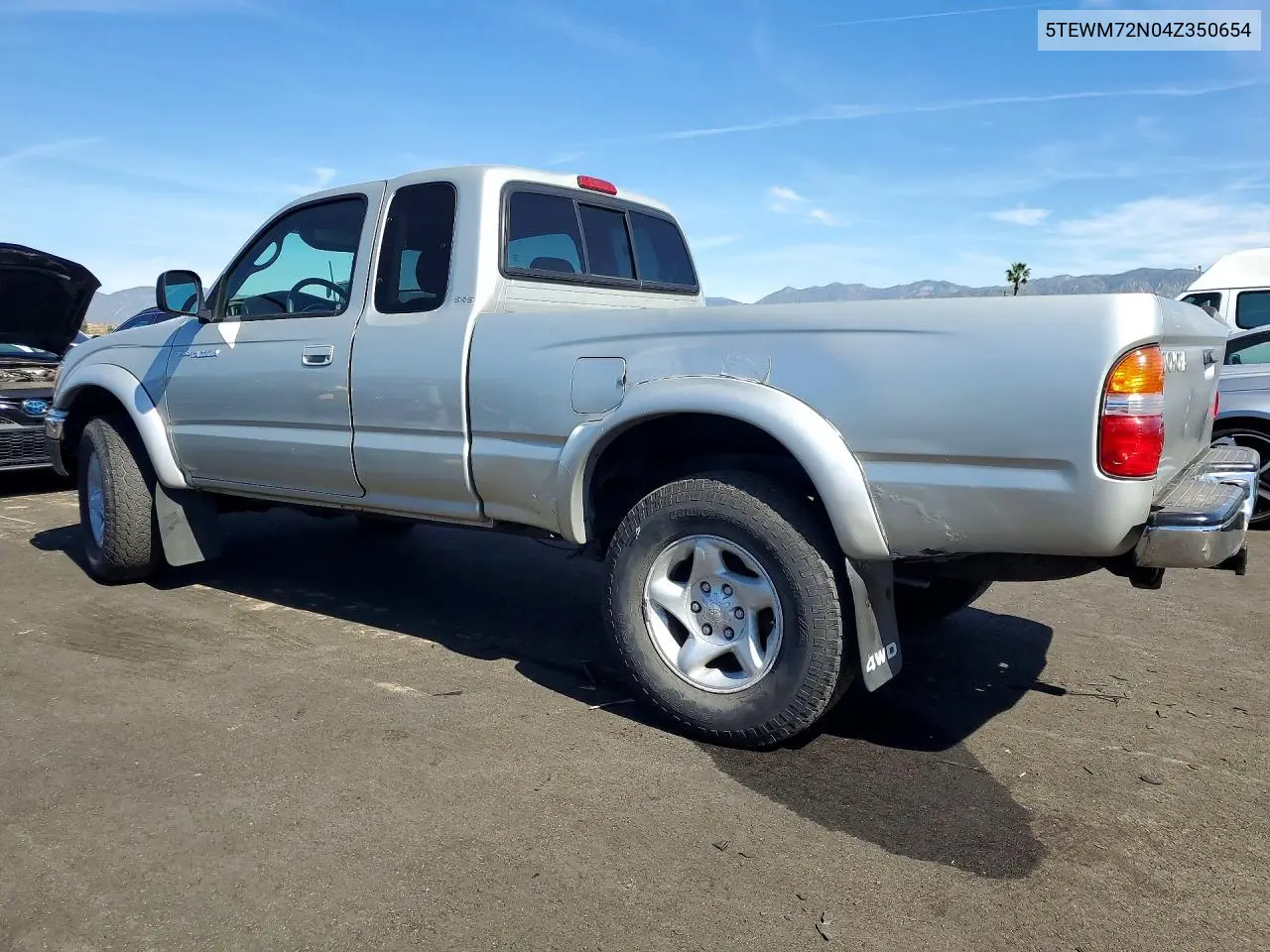5TEWM72N04Z350654 2004 Toyt Tacoma Xtr 4X4