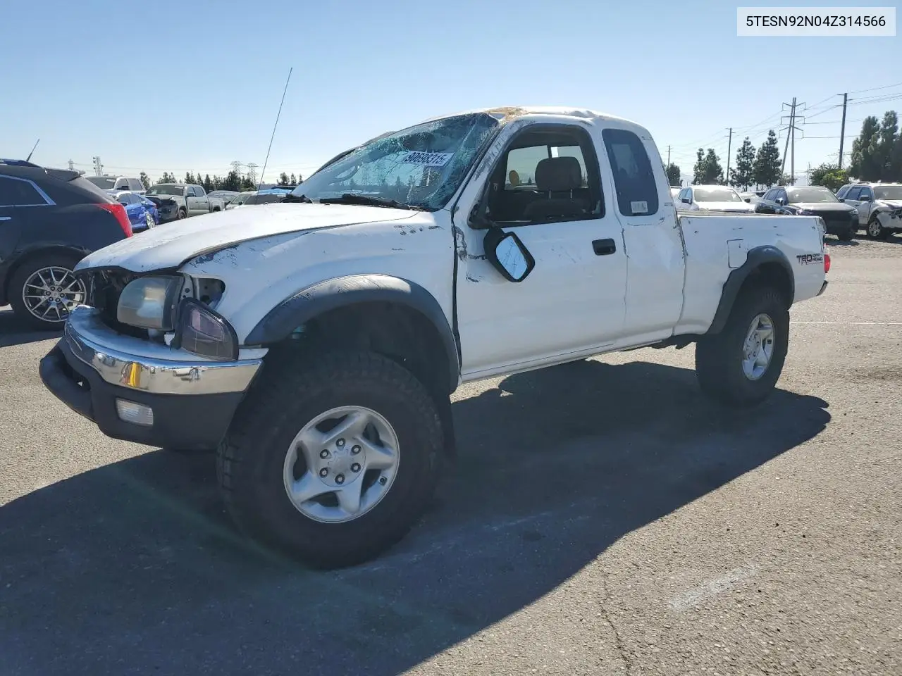 5TESN92N04Z314566 2004 Toyota Tacoma Xtracab Prerunner