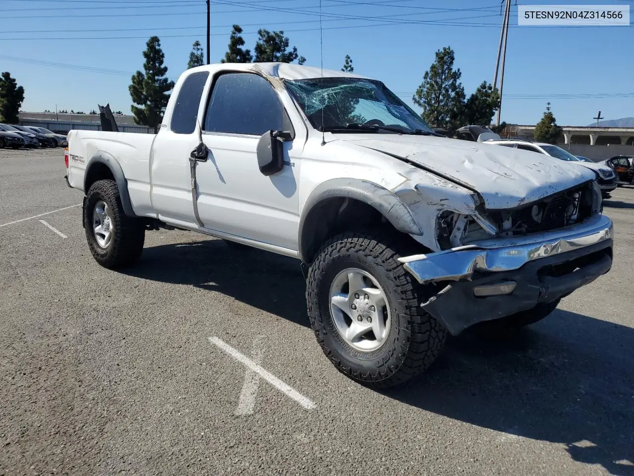 5TESN92N04Z314566 2004 Toyota Tacoma Xtracab Prerunner