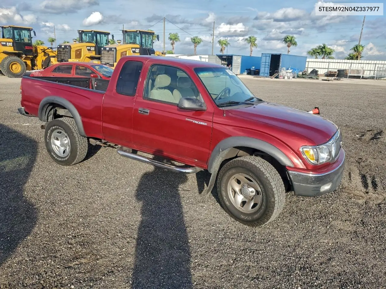 5TESM92N04Z337977 2004 Toyota Tacoma Xtracab Prerunner