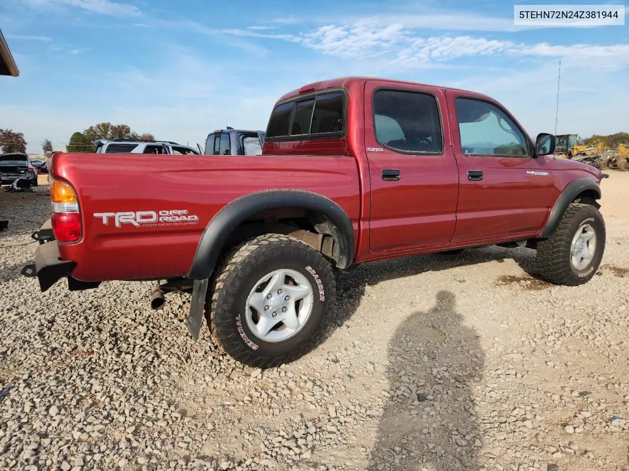 5TEHN72N24Z381944 2004 Toyota Tacoma Double Cab
