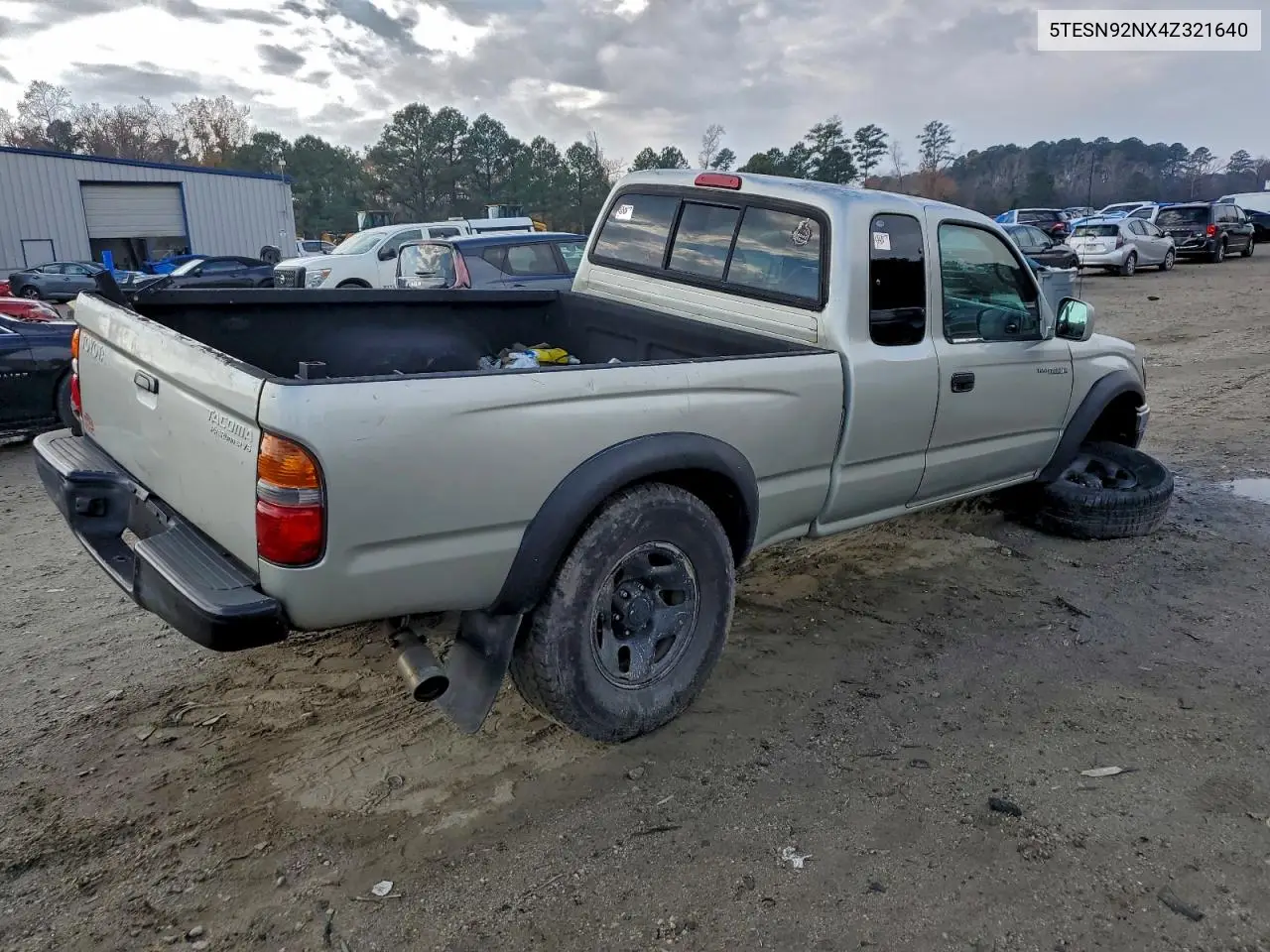 5TESN92NX4Z321640 2004 Toyota Tacoma Xtracab Prerunner