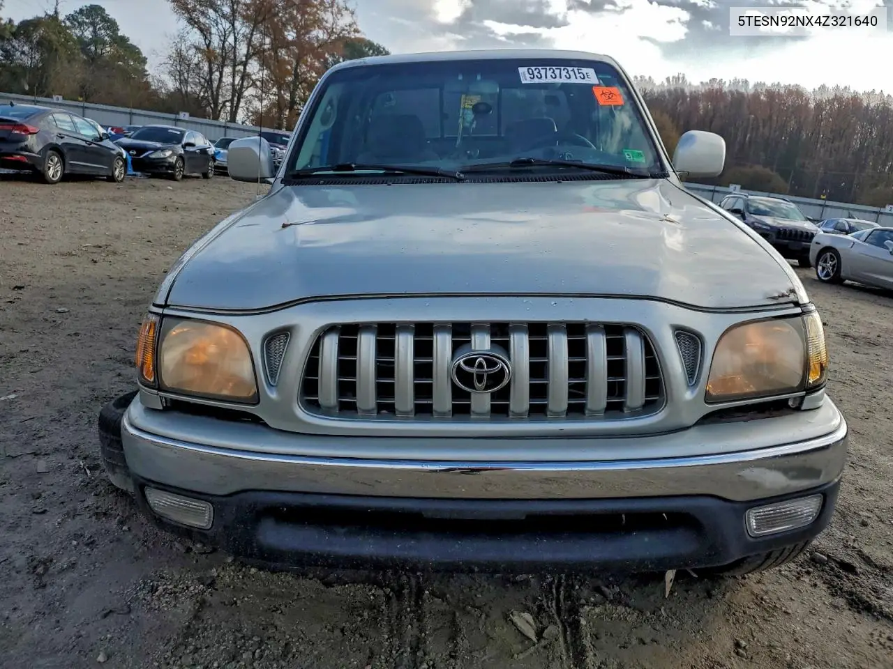 5TESN92NX4Z321640 2004 Toyota Tacoma Xtracab Prerunner