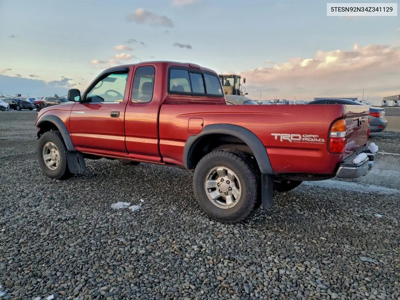 5TESN92N34Z341129 2004 Toyota Tacoma Xtracab Prerunner