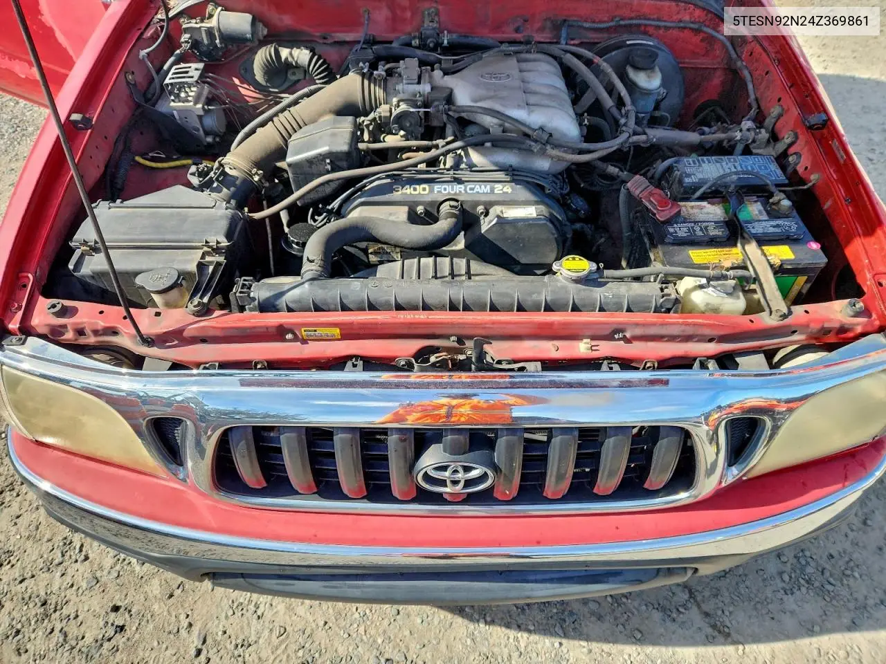 5TESN92N24Z369861 2004 Toyota Tacoma Xtracab Prerunner