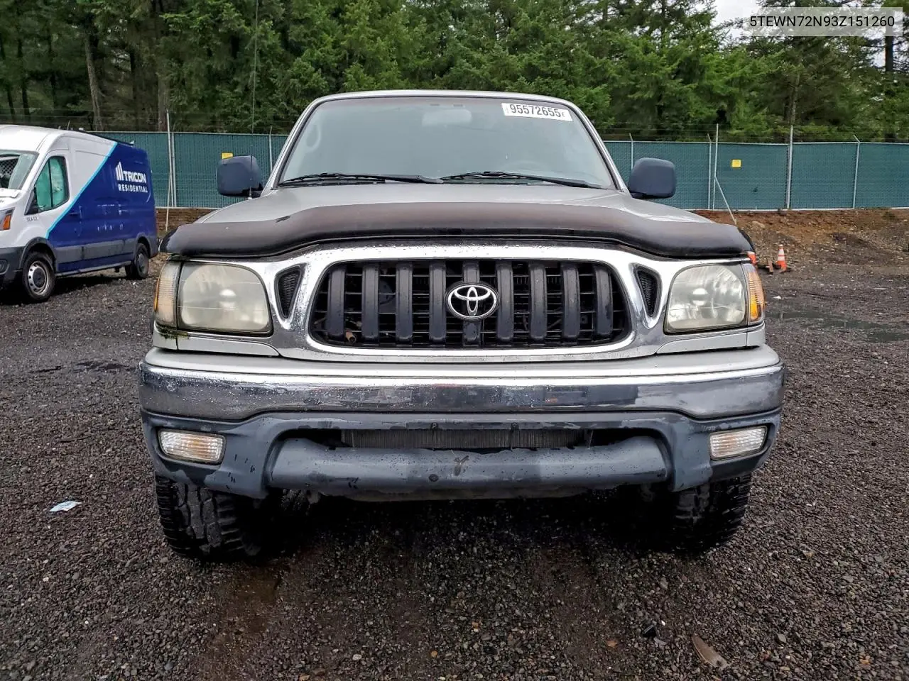 5TEWN72N93Z151260 2003 Toyota Tacoma Xtracab