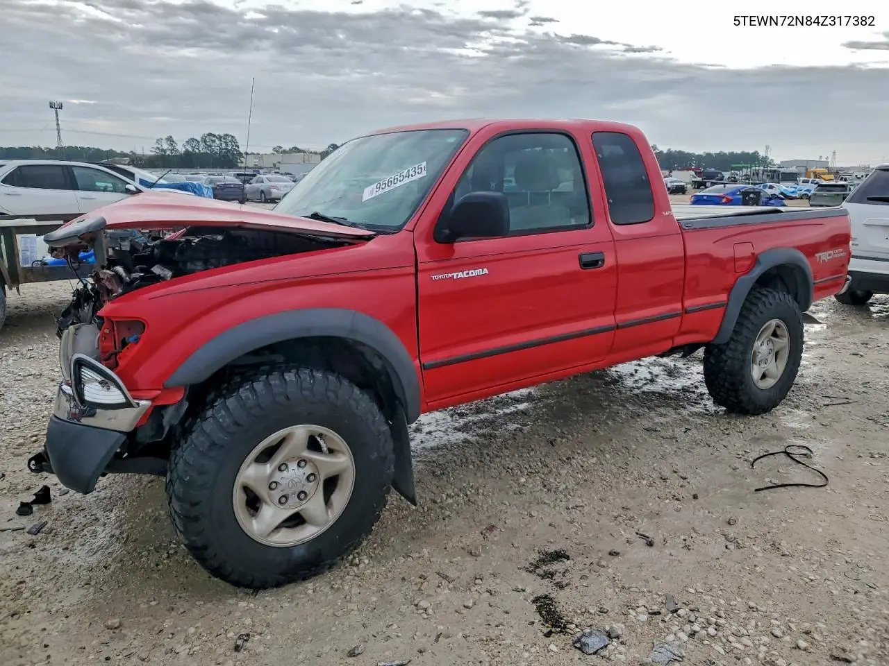 5TEWN72N84Z317382 2004 Toyota Tacoma Xtracab