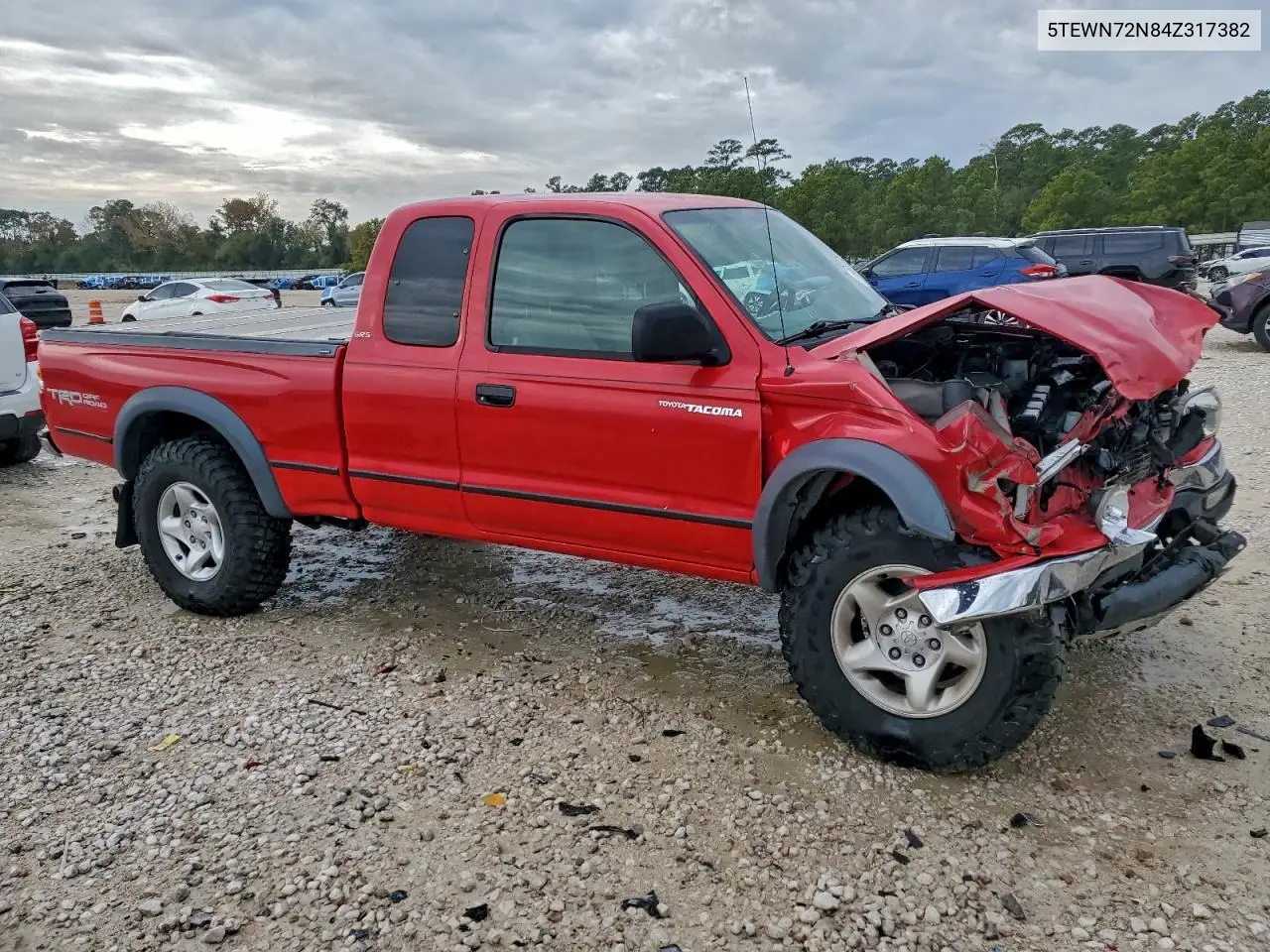 5TEWN72N84Z317382 2004 Toyota Tacoma Xtracab