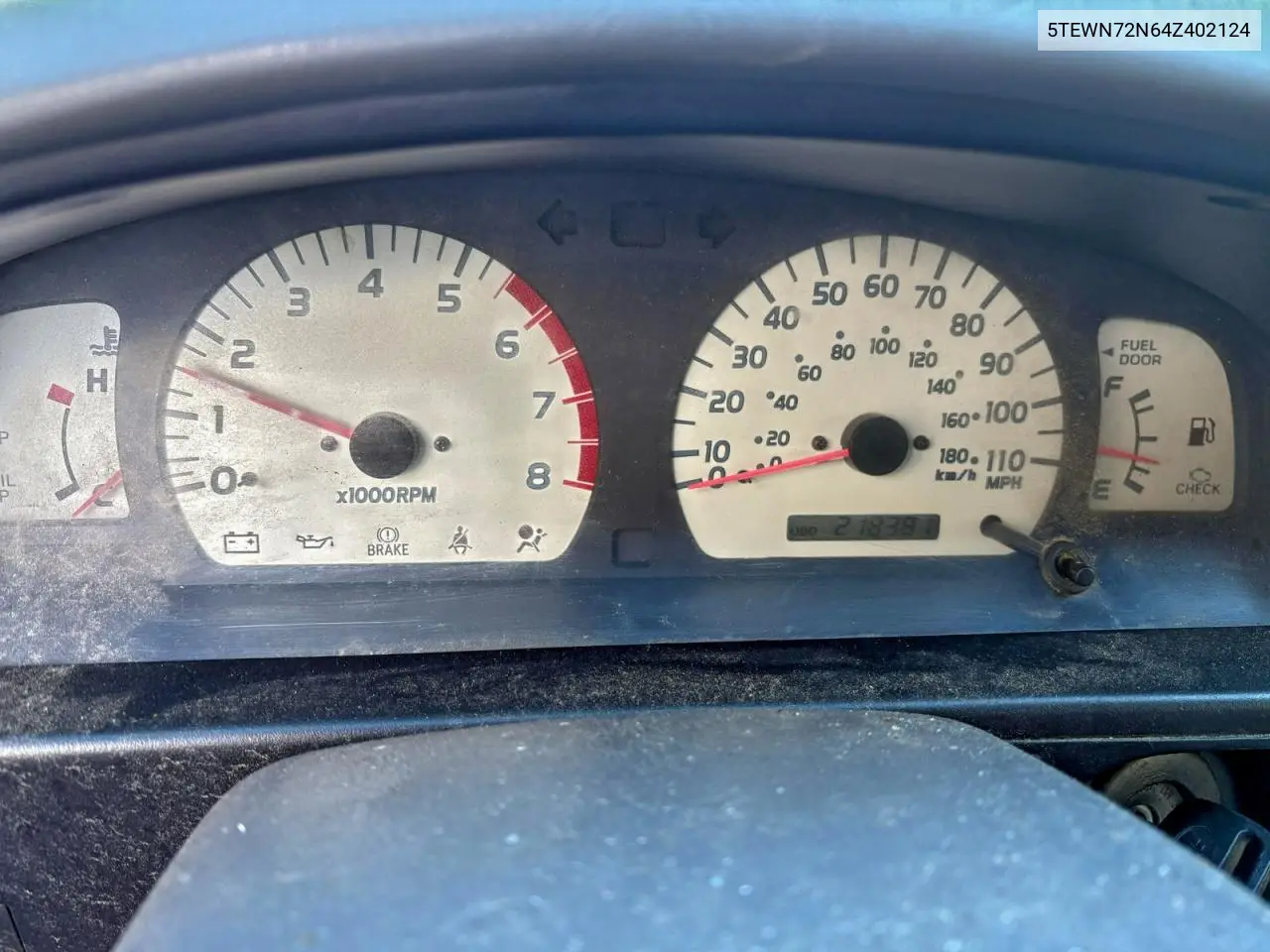 5TEWN72N64Z402124 2004 Toyota Tacoma Xtracab
