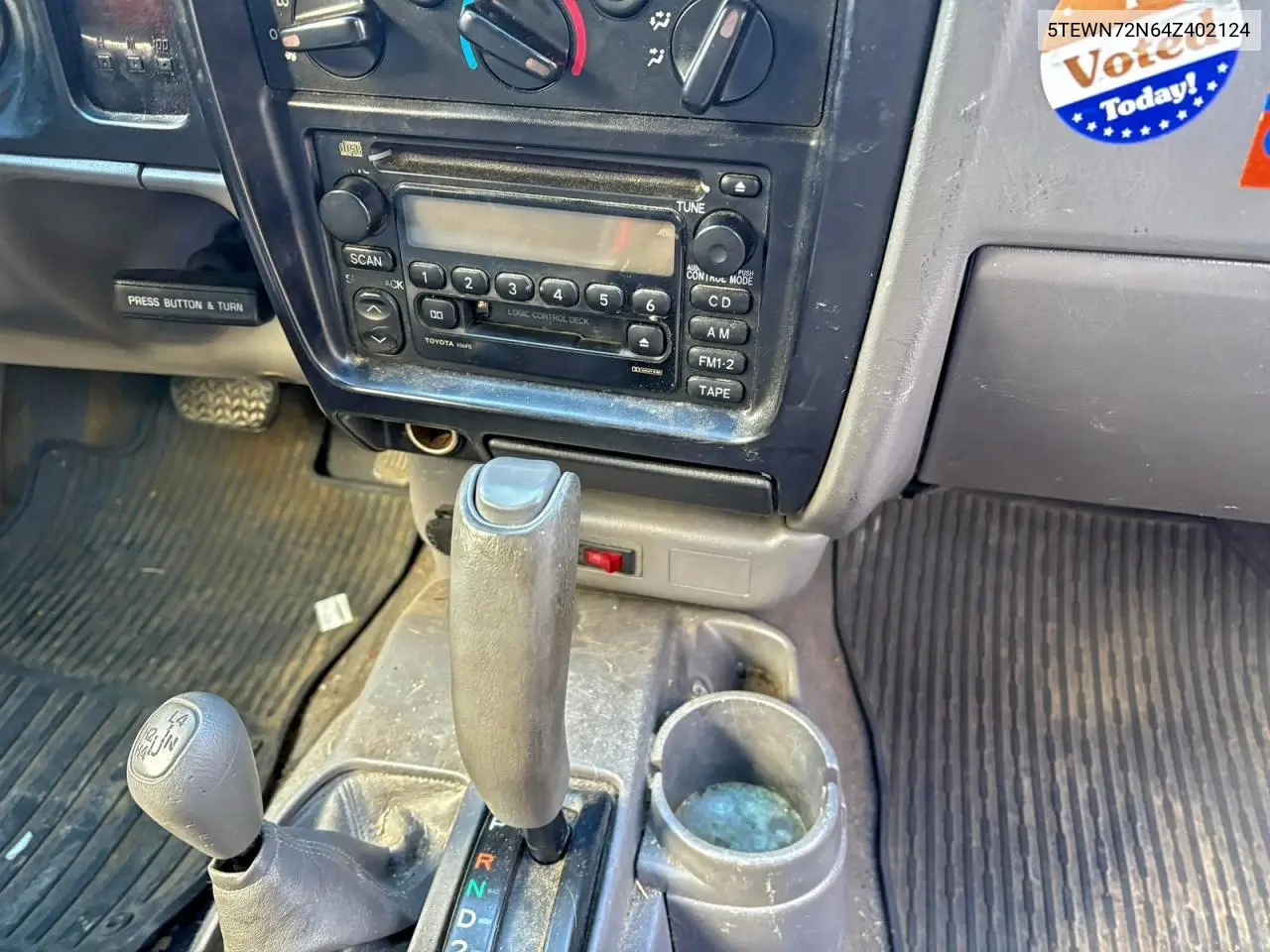 5TEWN72N64Z402124 2004 Toyota Tacoma Xtracab