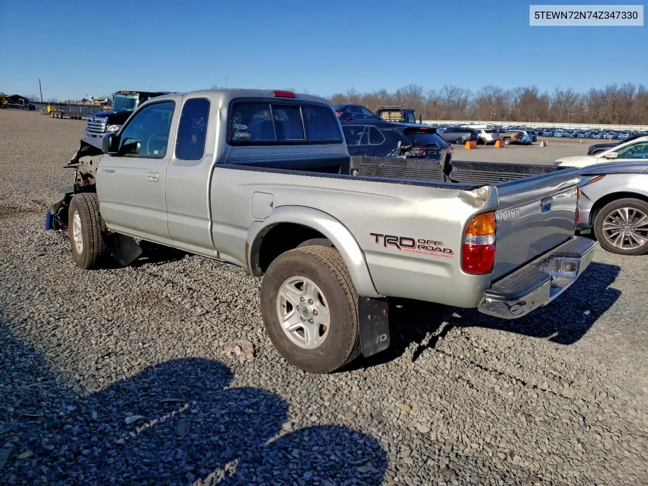 5TEWN72N74Z347330 2004 Toyota Tacoma Xtracab