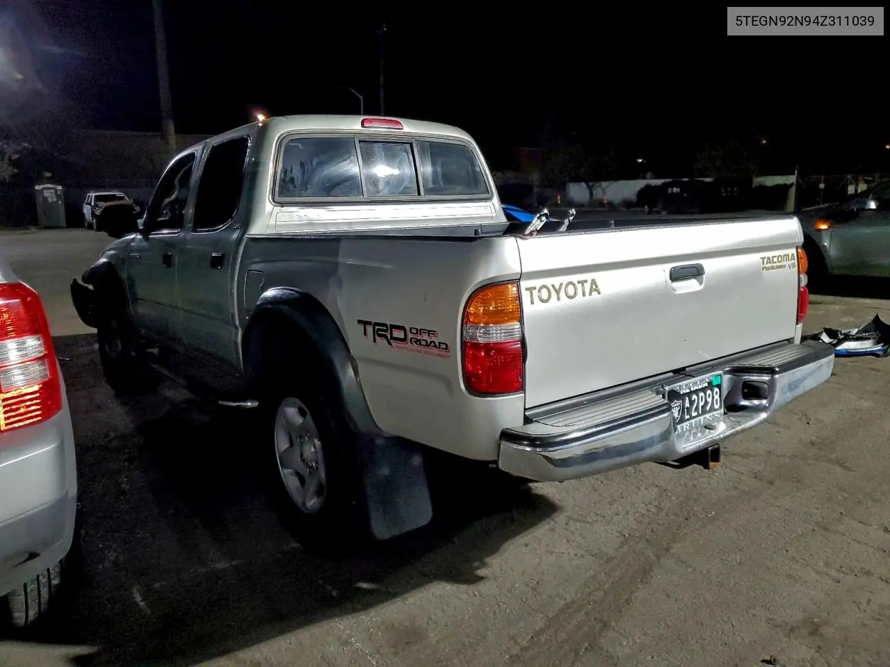 5TEGN92N94Z311039 2004 Toyota Tacoma Double Cab Prerunner