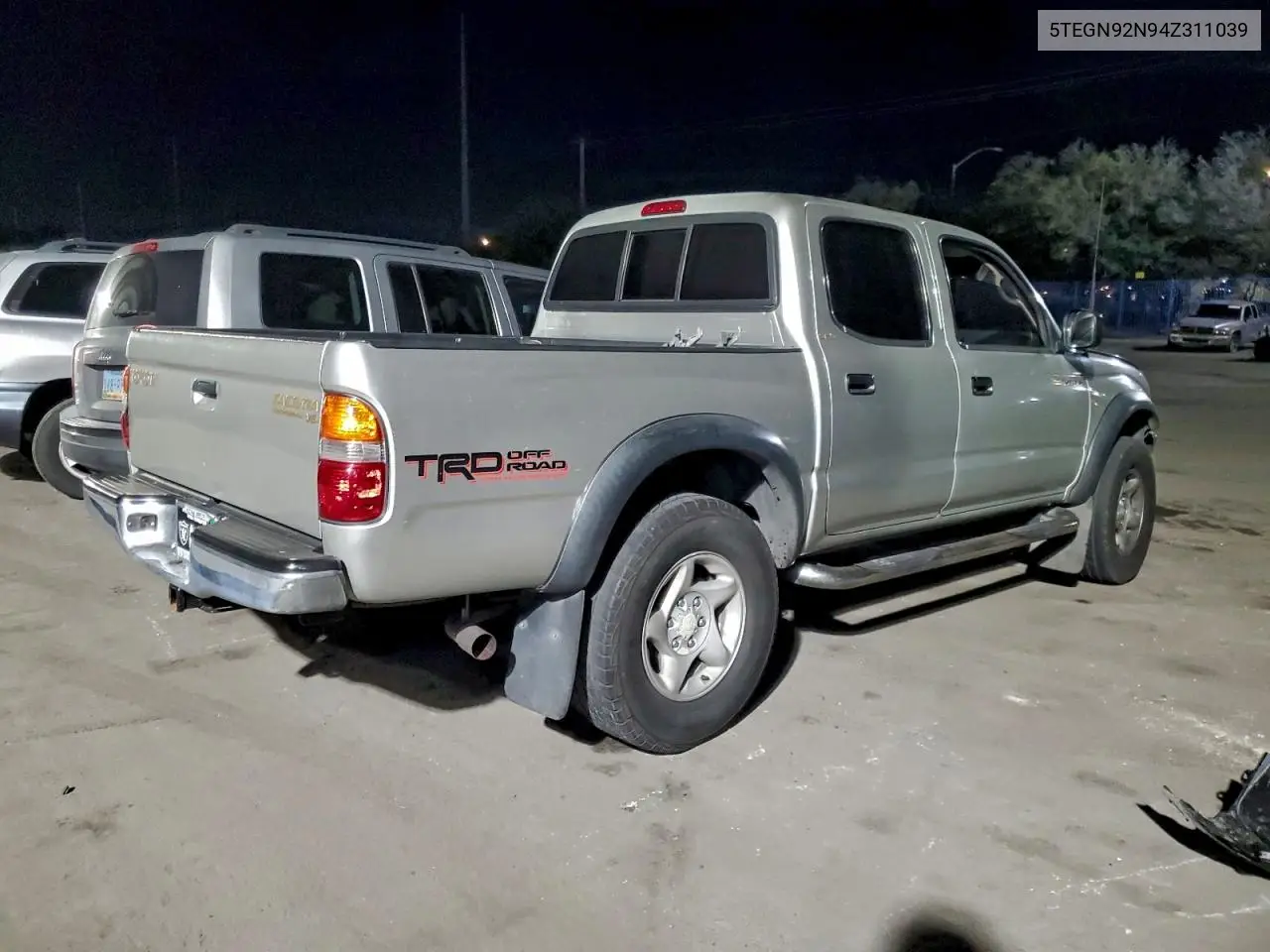 5TEGN92N94Z311039 2004 Toyota Tacoma Double Cab Prerunner