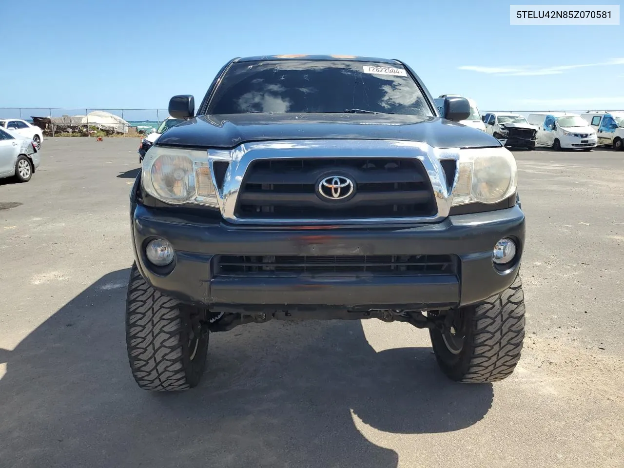 2005 Toyota Tacoma Double Cab VIN: 5TELU42N85Z070581 Lot: 72822504