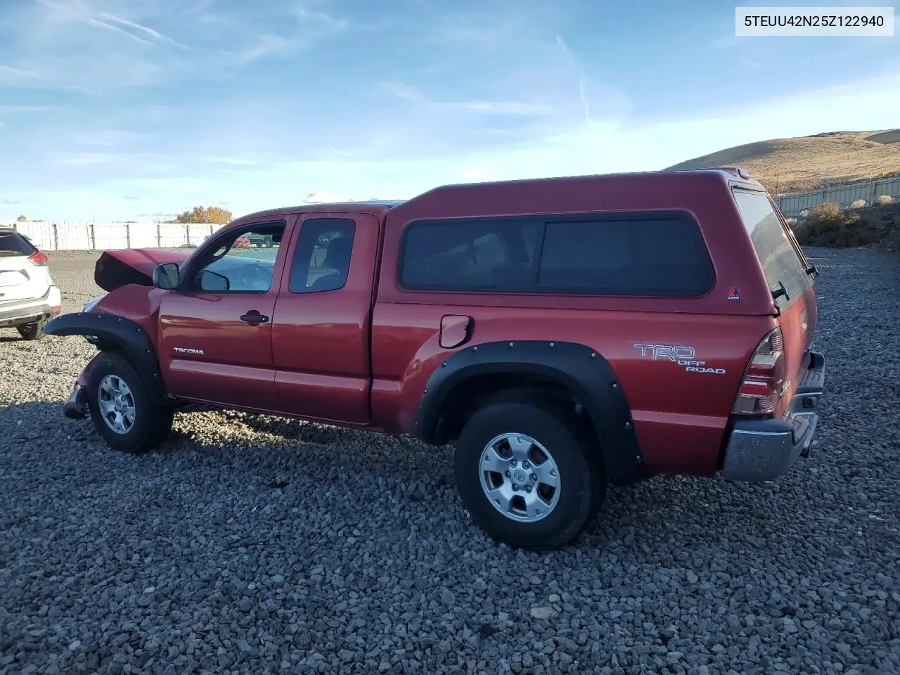 5TEUU42N25Z122940 2005 Toyota Tacoma Access Cab