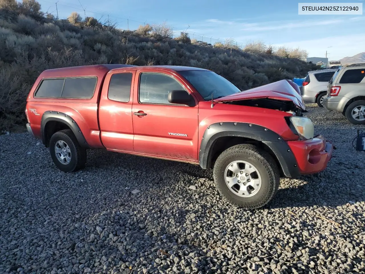 5TEUU42N25Z122940 2005 Toyota Tacoma Access Cab