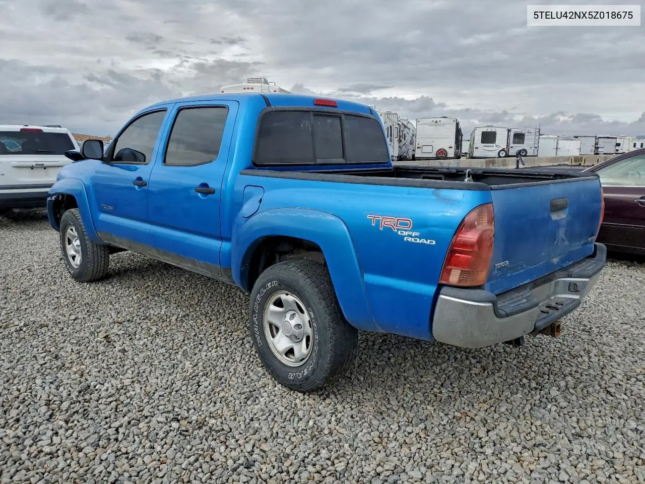 5TELU42NX5Z018675 2005 Toyota Tacoma Double Cab