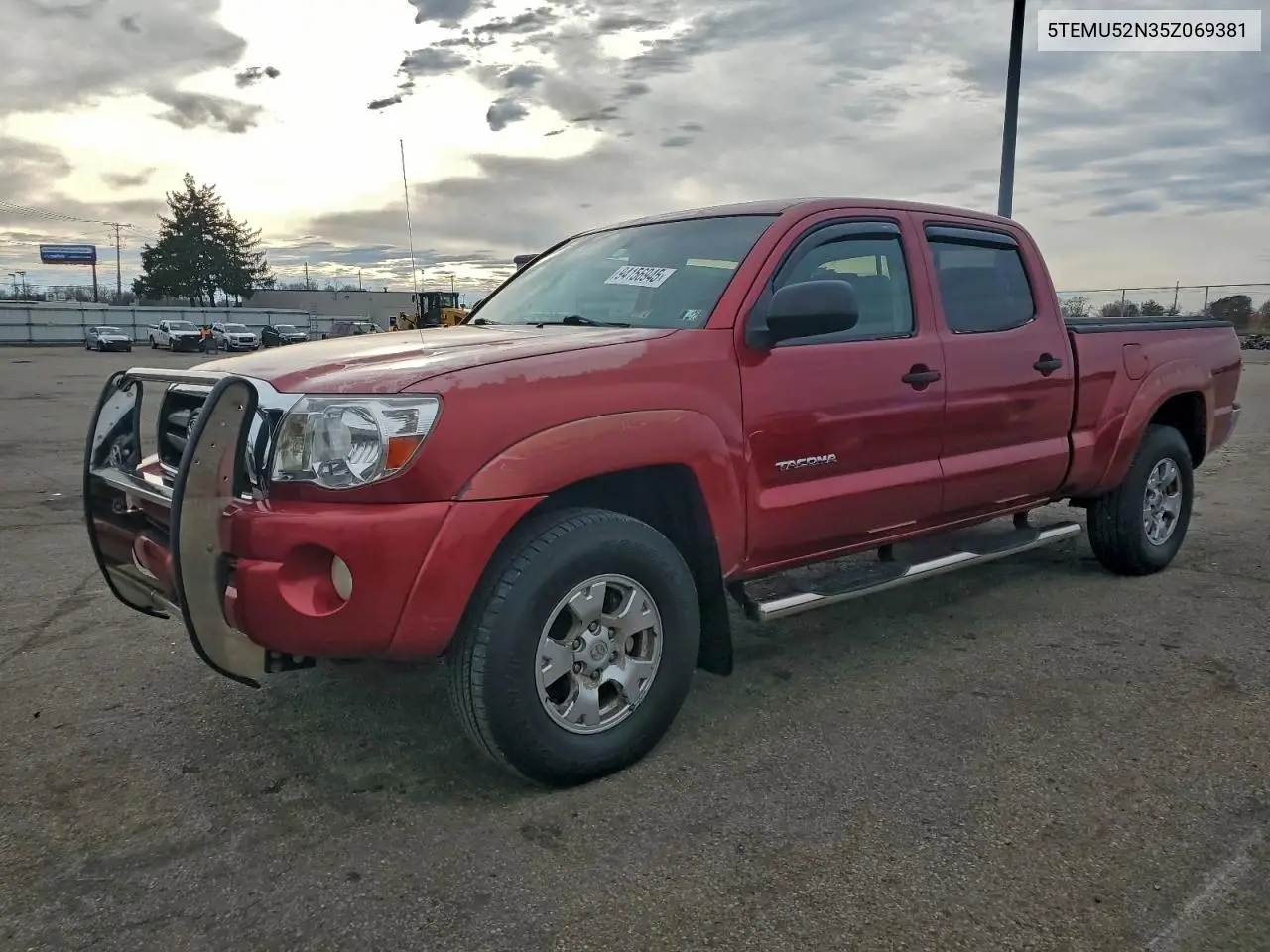 5TEMU52N35Z069381 2005 Toyota Tacoma Double Cab Long Bed