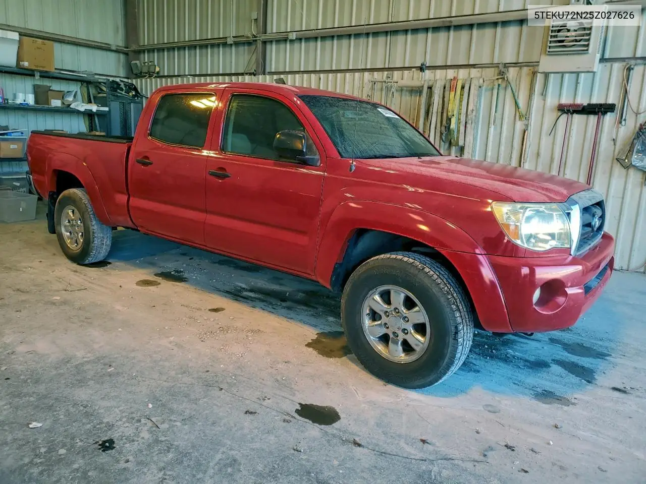 5TEKU72N25Z027626 2005 Toyota Tacoma Double Cab Prerunner Long Bed