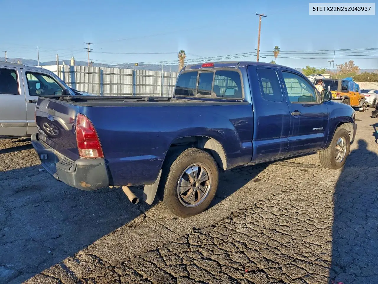 5TETX22N25Z043937 2005 Toyota Tacoma Access Cab