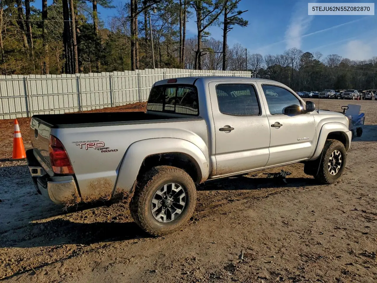 5TEJU62N55Z082870 2005 Toyota Tacoma Double Cab Prerunner