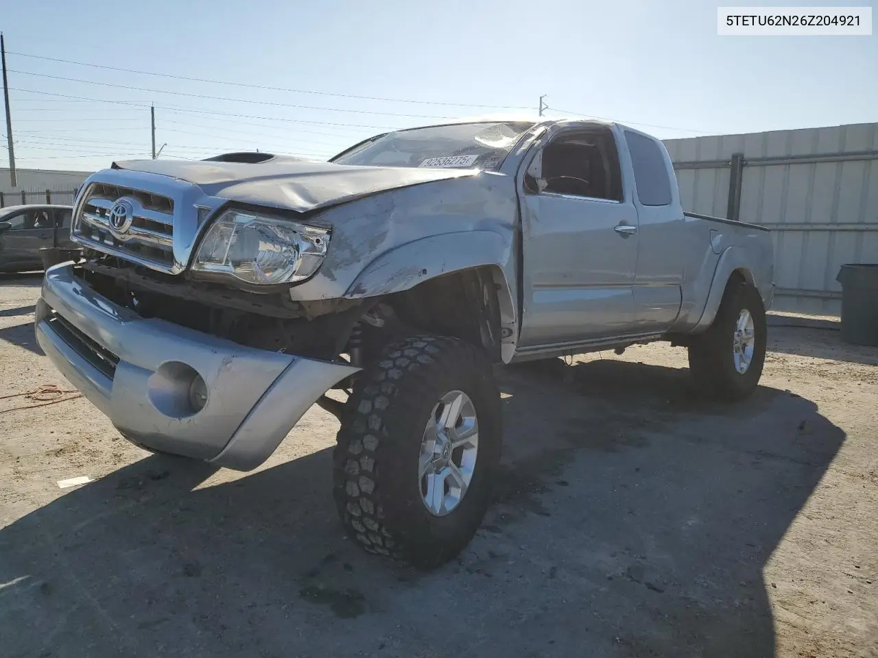 5TETU62N26Z204921 2006 Toyota Tacoma Prerunner Access Cab