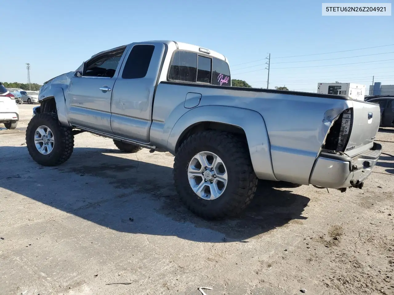 5TETU62N26Z204921 2006 Toyota Tacoma Prerunner Access Cab