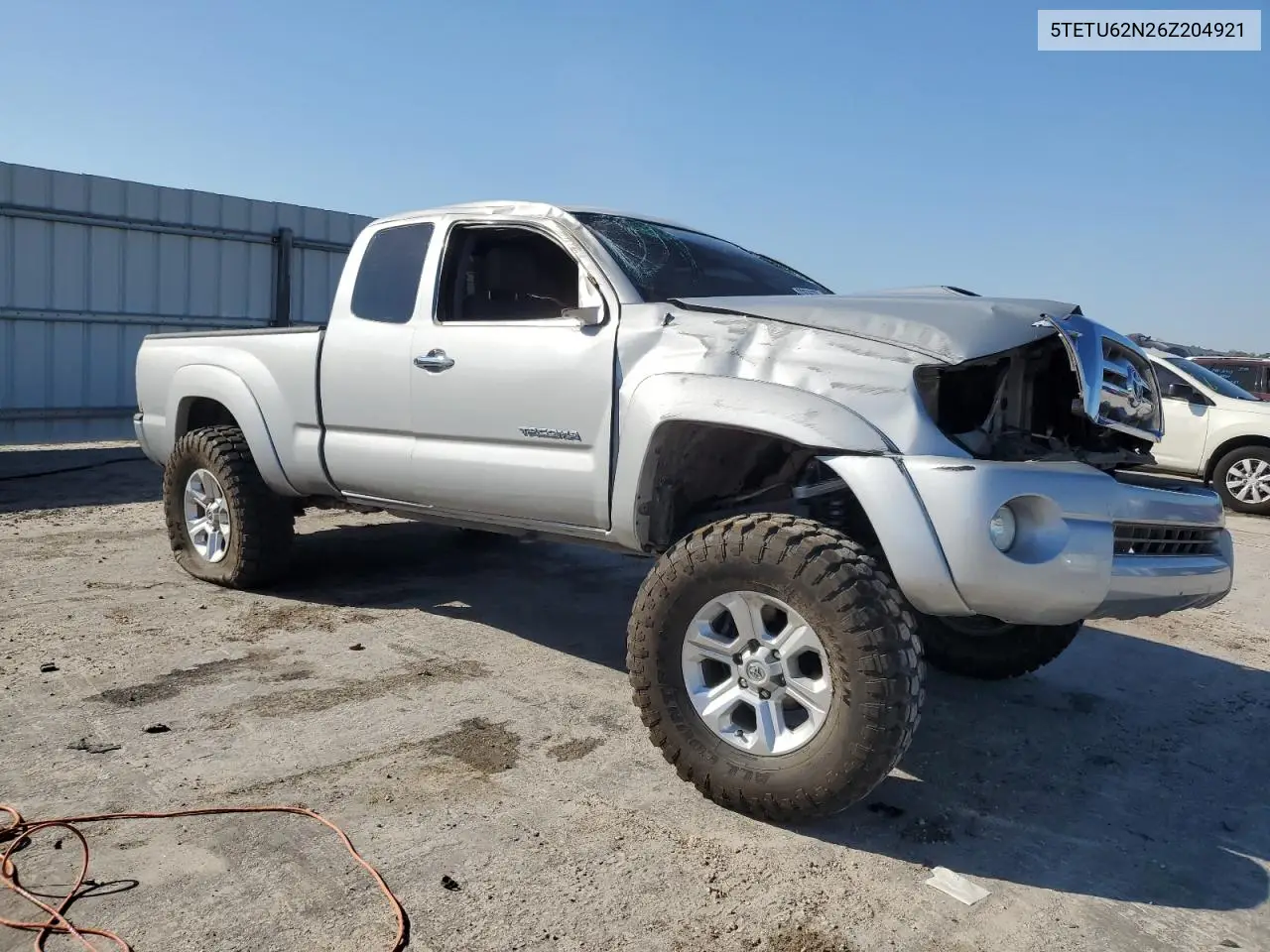 5TETU62N26Z204921 2006 Toyota Tacoma Prerunner Access Cab