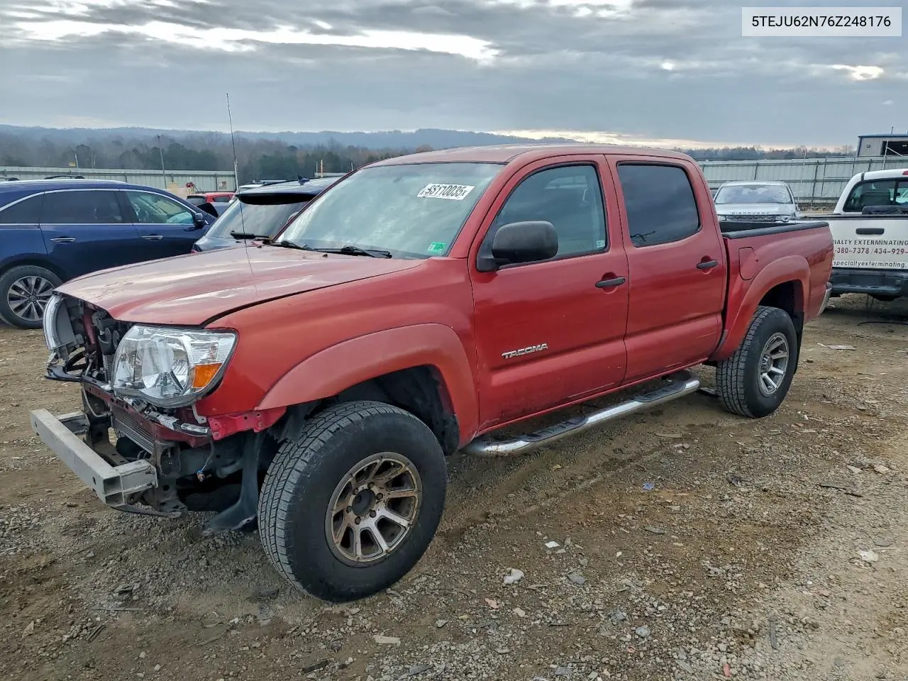 5TEJU62N76Z248176 2006 Toyota Tacoma Double Cab Prerunner