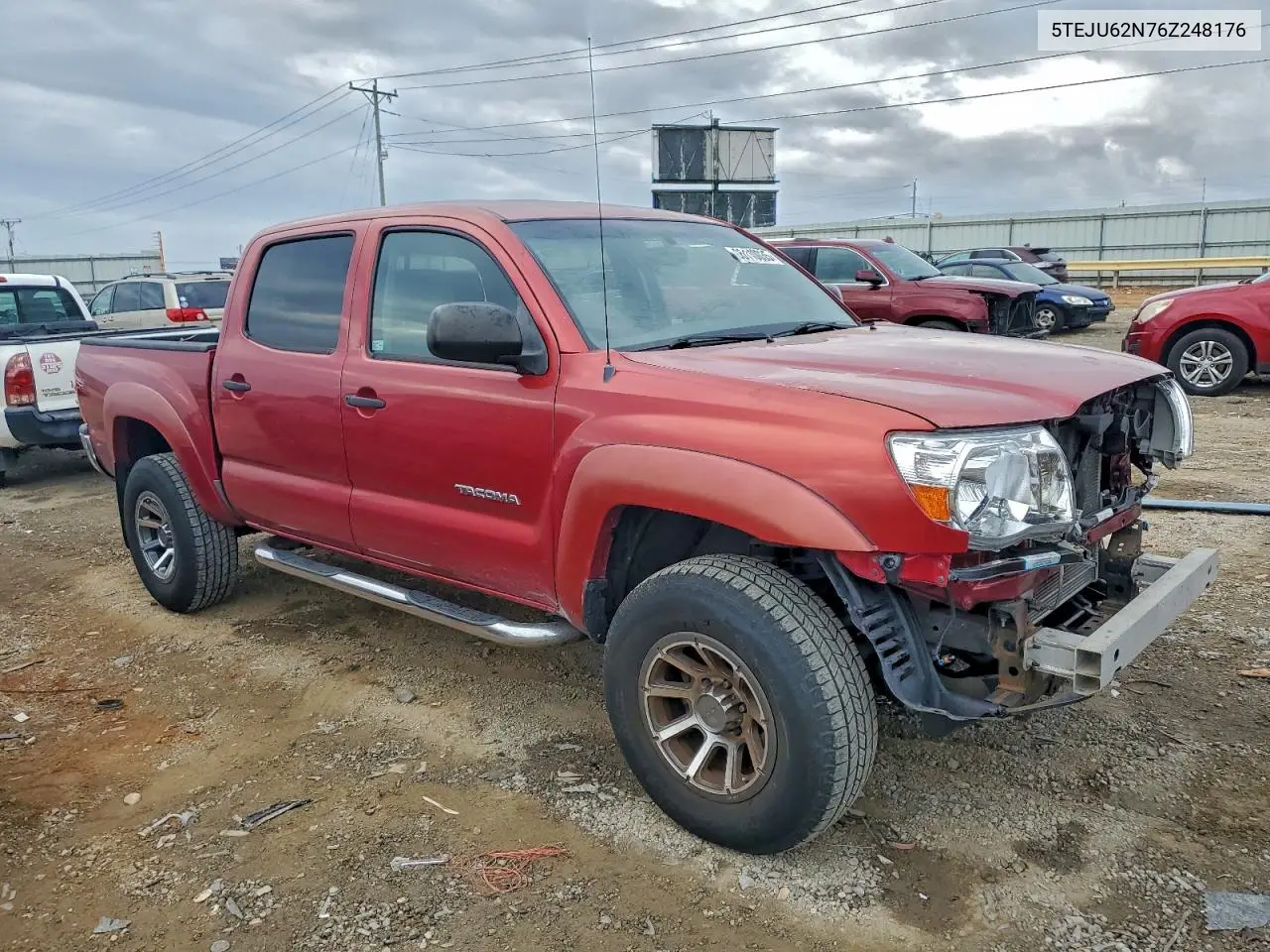 5TEJU62N76Z248176 2006 Toyota Tacoma Double Cab Prerunner