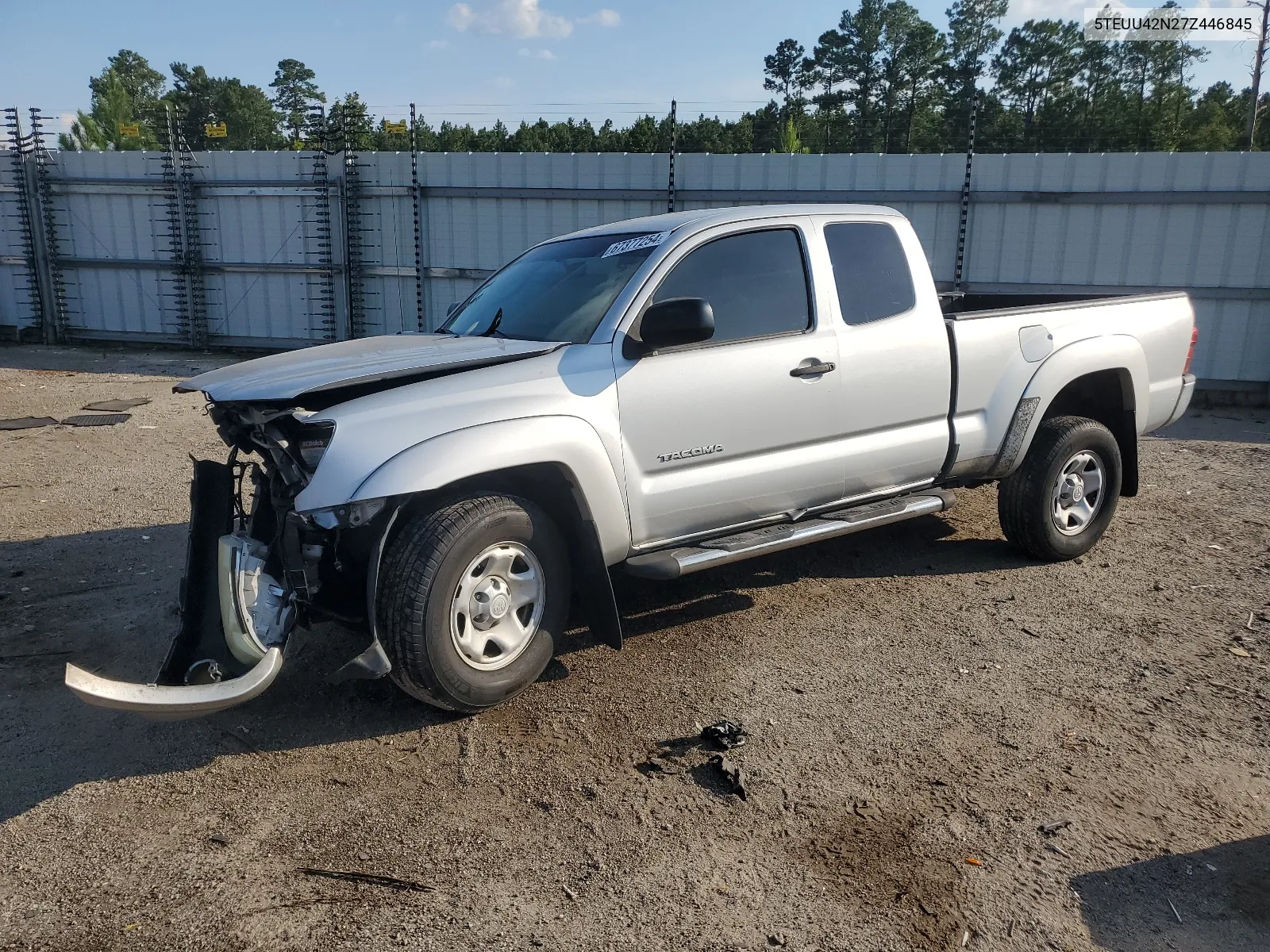 5TEUU42N27Z446845 2007 Toyota Tacoma Access Cab