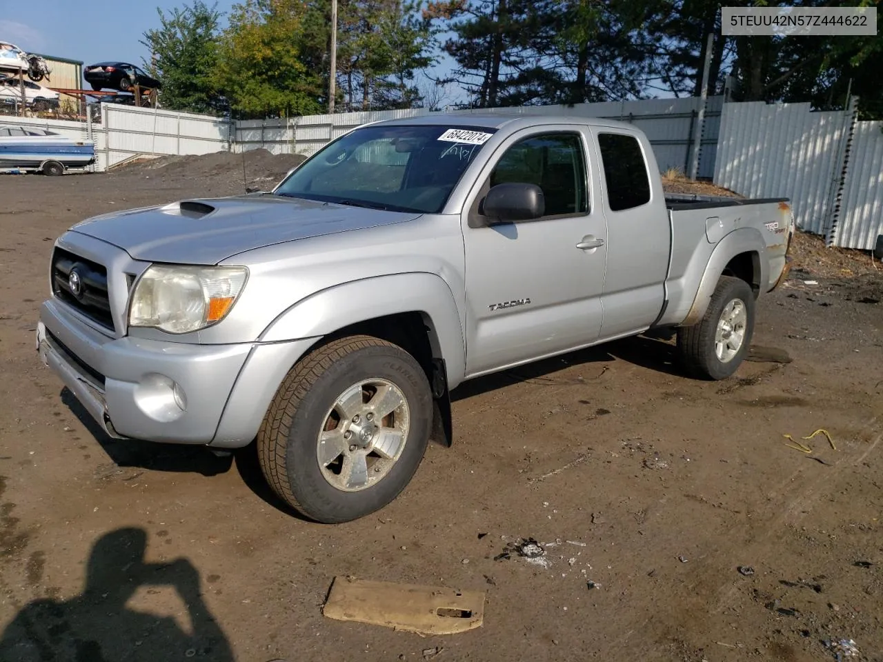 2007 Toyota Tacoma Access Cab VIN: 5TEUU42N57Z444622 Lot: 68422074