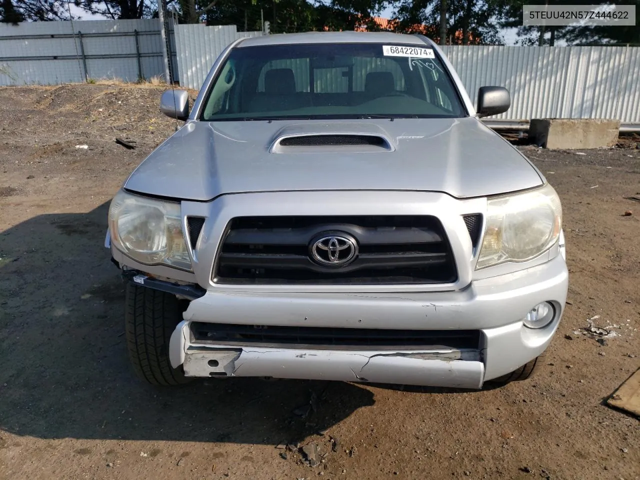 2007 Toyota Tacoma Access Cab VIN: 5TEUU42N57Z444622 Lot: 68422074