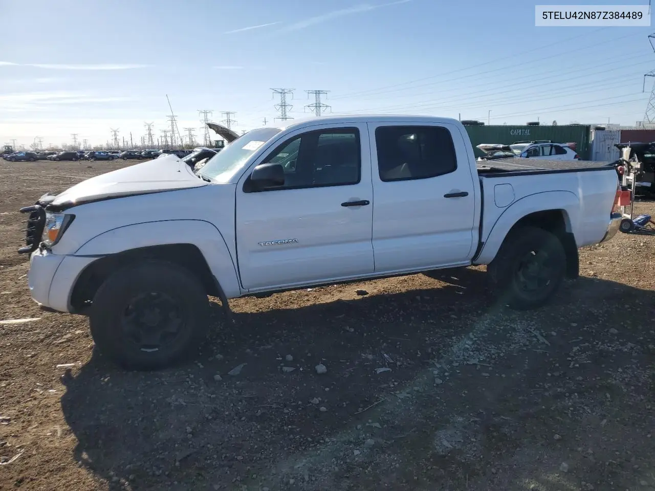 5TELU42N87Z384489 2007 Toyota Tacoma Double Cab