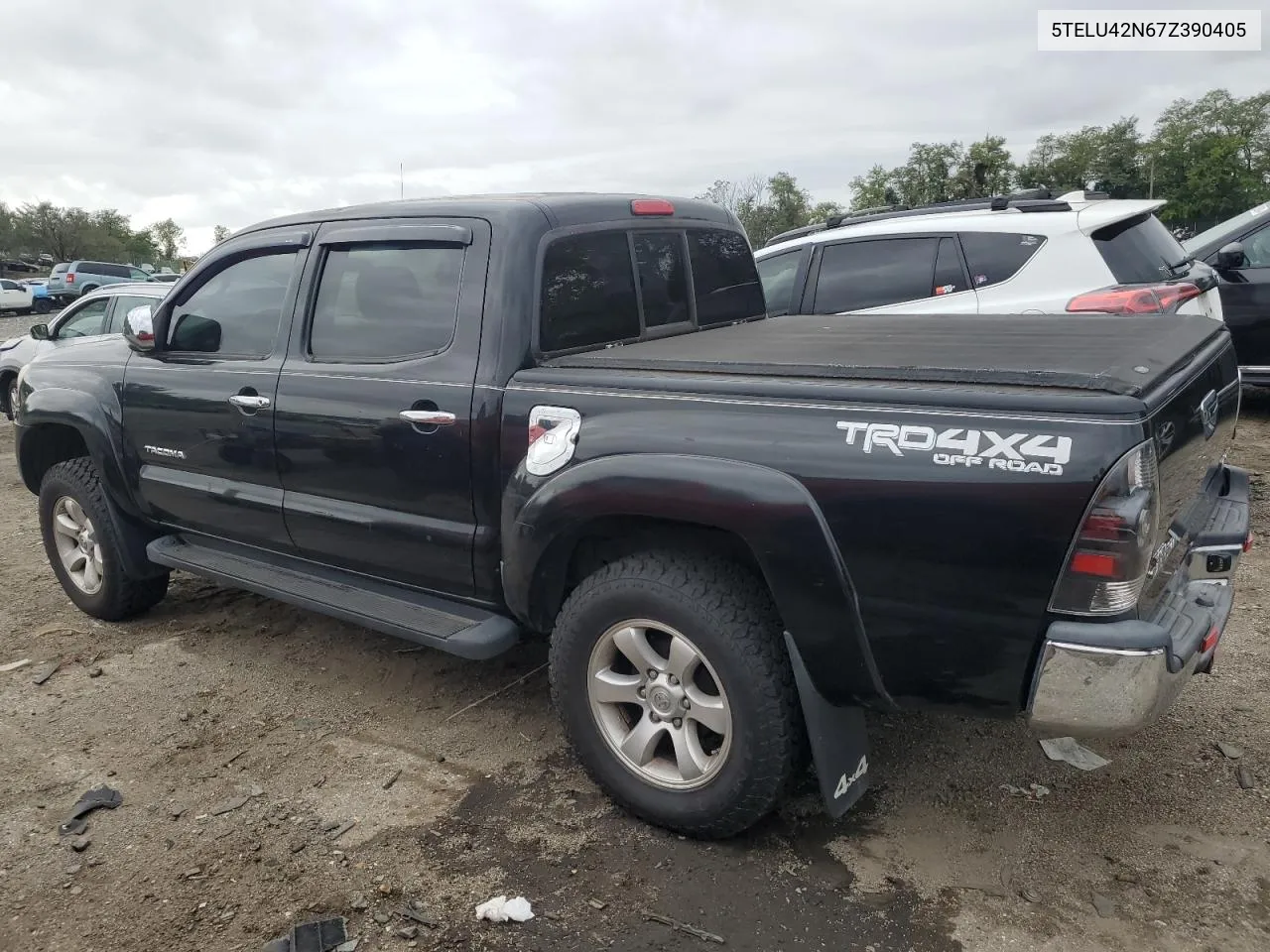 2007 Toyota Tacoma Double Cab VIN: 5TELU42N67Z390405 Lot: 72471774